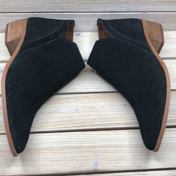 Franco Sarto Dingo Side Zip Perforated Booties - Picture 4 of 10